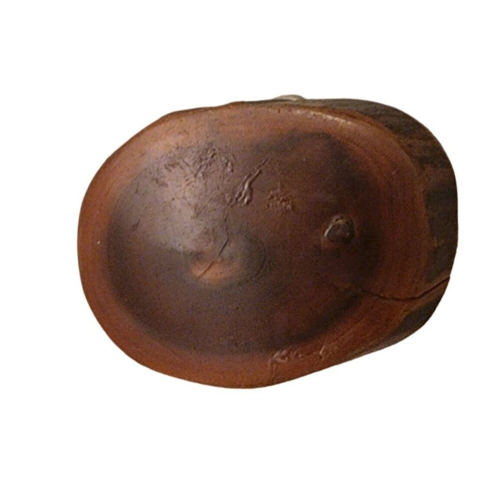 #7644 Apricot Tree Wood Belt Buckle 2.75 in x 2.75 in